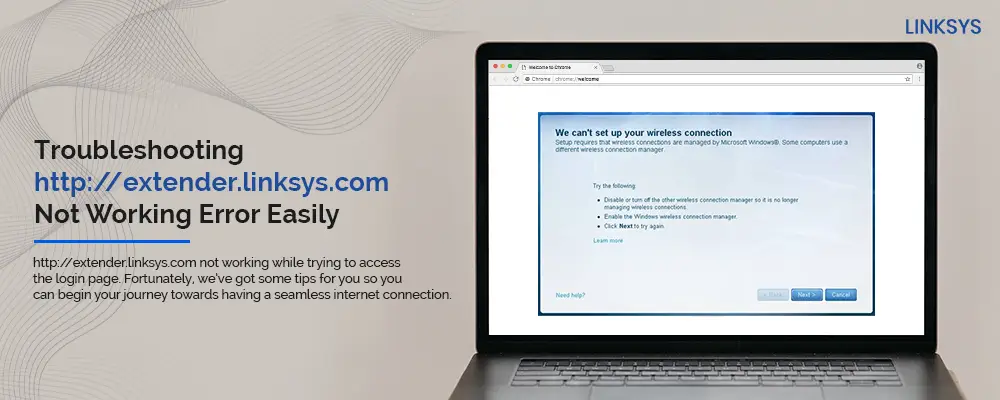 http://extender.linksys.com Not Working
